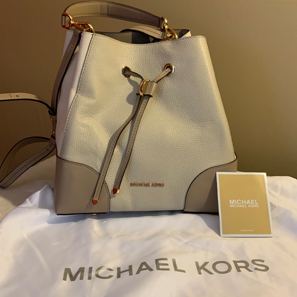 Michael Kors color block leather bag
